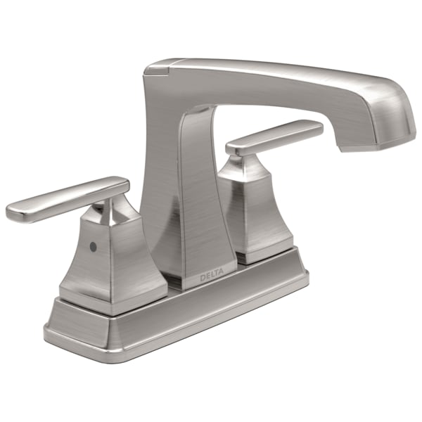 Ashlyn Two Handle Tract-Pack Centerset Bathroom Faucet Stainless